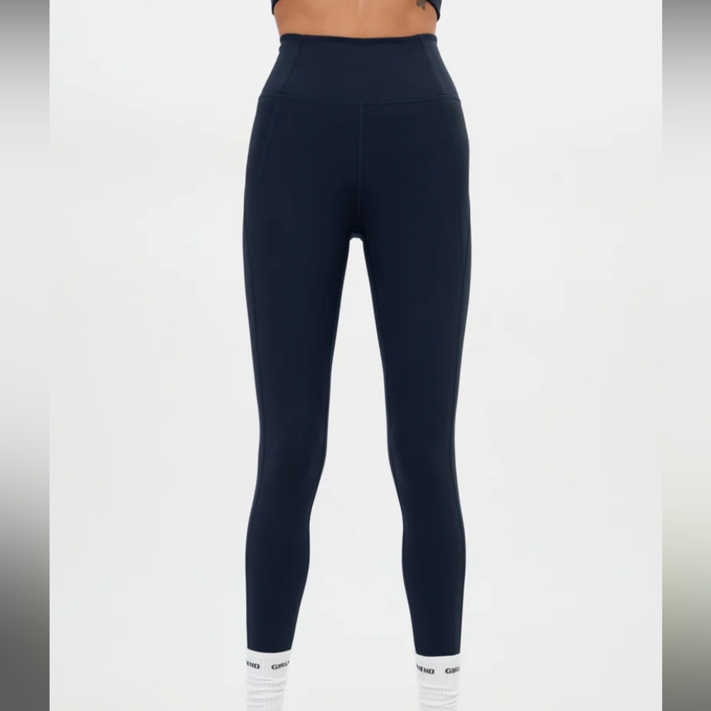 girlfriend collective 7/8 high rise compressive leggings - small/s